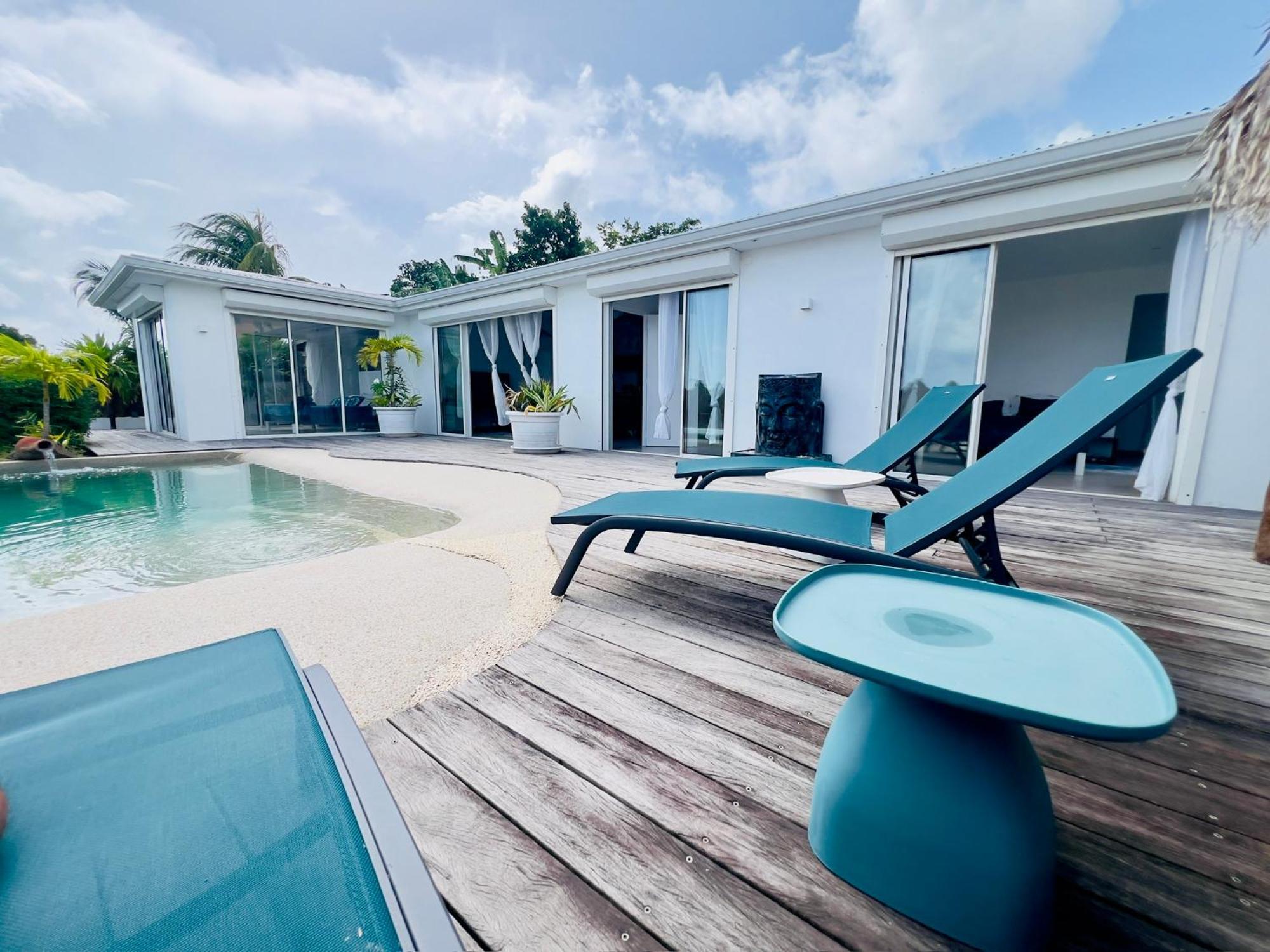 Villa Amaryllis Luxueuse,Piscine,Vue Mer,Plage แซ็งต์-ลูซ ภายนอก รูปภาพ